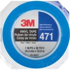 3M 471 Vinyl Tape Blue Fine line
